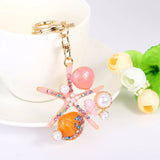 Ocean Wind Key Chain Sea Scallop Car Bag Pendant Gift