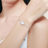 Hamsa Hand of Fatima Sterling Silver Bracelet