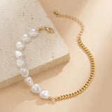 Pearl Anklet Women Beaded Bracelet Foot Jewelry