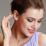 Pearl Earrings Classic Audrey Hepburn Real Freshwater Pearl Silver Earrings