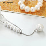 Elegant 925 Silver Pearl Choker Necklace for Women