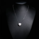 Personalised Pearl Necklace 925 Sterling Silver Small Pearl Pendant