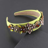 Colorful Rhinestone Headband for Ladies Prom Party Travel