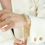 Personality Beaded Adjust Stainless Steel Bracelet