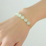 Personality Beaded Adjust Stainless Steel Bracelet