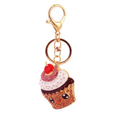 Cartoon Cake Lady Bag Pendant Personality Key Chain Holiday Gift