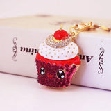 Cartoon Cake Lady Bag Pendant Personality Key Chain Holiday Gift