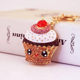 Cartoon Cake Lady Bag Pendant Personality Key Chain Holiday Gift