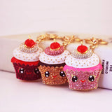 Cartoon Cake Lady Bag Pendant Personality Key Chain Holiday Gift