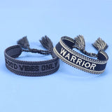 Personalized Letter Braided Bracelet Hand-Woven Tassel