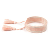 Personalized Letter Braided Bracelet Hand-Woven Tassel