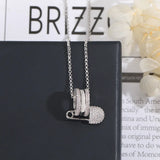Pin Pendant Necklace Women's Broochh Choker Necklace Brinco Birthday Gift
