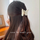 Butterfly Acetate Hair Clip for Women OL Style Hair Accessories
