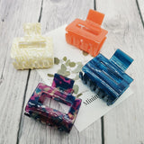 Geometry Acetate Ponytail Clip for Women OL Style Hair Accessories