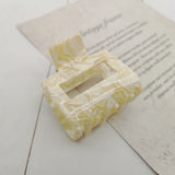 Geometry Acetate Ponytail Clip for Women OL Style Hair Accessories