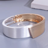 Geometric Round Women's Bracelet Bangle Metal Cuff Bangles