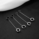 Punk Stainless Steel Clip Earring for Teens Women Men Ear Cuffs Street Jewelry