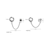 Punk Stainless Steel Clip Earring for Teens Women Men Ear Cuffs Street Jewelry