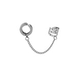 Punk Stainless Steel Clip Earring for Teens Women Men Ear Cuffs Street Jewelry