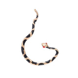 Punk Style Red Eyes Snake Earrings Stud Cuff Jewelry