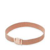 REFLEXIONS Mesh Clip Reflection Bracelet 925 Silver