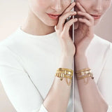 REFLEXIONS Mesh Clip Reflection Bracelet 925 Silver