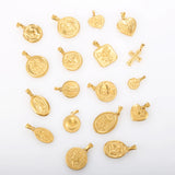 Religious Ladies Men Pendants DIY Jewelry Round Party Kate Accessories Necklaces