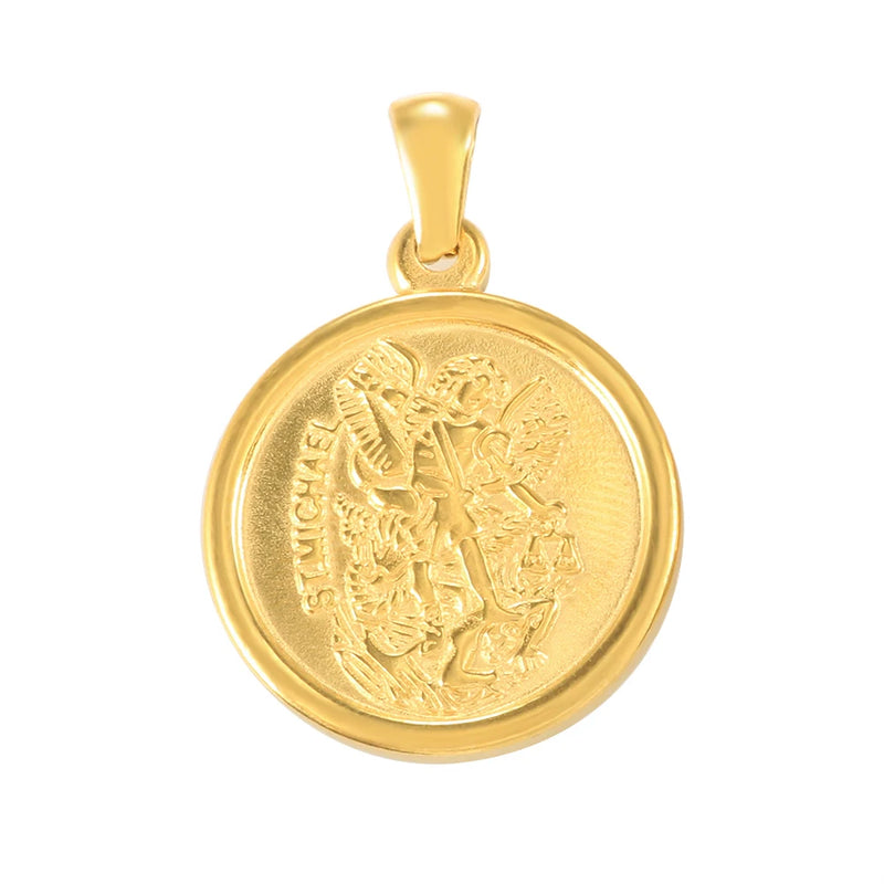 Religious Ladies Men Pendants DIY Jewelry Round Party Kate Accessories Necklaces
