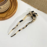 Retro Flower Hair Sticks Acetate Hairpins for Women Girls