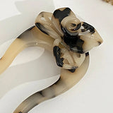 Retro Flower Hair Sticks Acetate Hairpins for Women Girls