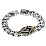 Silver God's Eye Totem Phoenix Bracelet