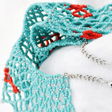 Multi-layer Hollow Rice Bead Necklace Double Stitching