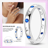 925 Silver Infinity Butterfly Zircon Heart Ring