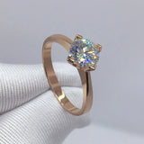 Classic 4-Claw Zircon Wedding Jewelry For Women