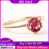 Red Crystal Ruby Ring Tibetan Silver Wedding Jewelry Women