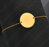 Round Chain Bracelet Charms Women's Engagement Chain