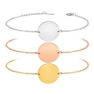 Round Chain Bracelet Charms Women's Engagement Chain