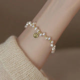 S925 Silver Pearl Bracelet Women Temperament Pearl Bead Bracelet