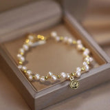 S925 Silver Pearl Bracelet Women Temperament Pearl Bead Bracelet