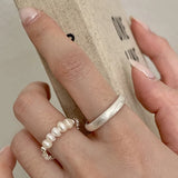 Baroque Pearl 925 Sterling Silver Ladies Ring
