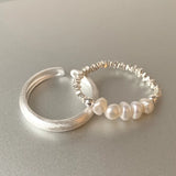 Baroque Pearl 925 Sterling Silver Ladies Ring