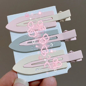 Seamless Shovel Word Clip Side Clip Bangs Broken Hair Clip