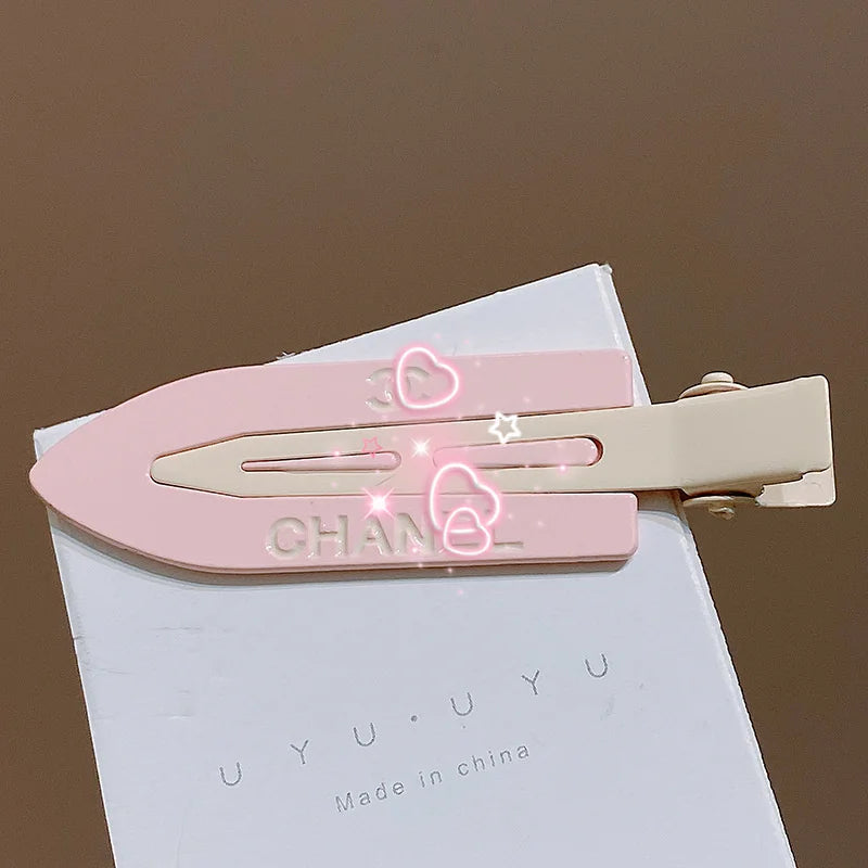 Seamless Shovel Word Clip Side Clip Bangs Broken Hair Clip