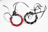 Harajuku Spikes Flower Rivets Collar Punk Rock Choker Necklace