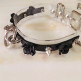 Harajuku Leather Punk Choker Necklace Rivets Collar