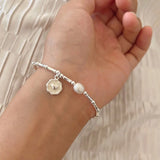 Sparkling Adjustable Bracelet for Women Pearl Wedding Party Jewelry