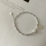 Sparkling Adjustable Bracelet for Women Pearl Wedding Party Jewelry