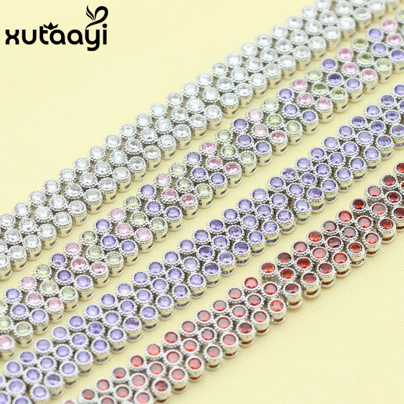 Silver CZ Huge Bracelet for Women