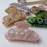 Smiling Face Grab Clip Hair Accessories