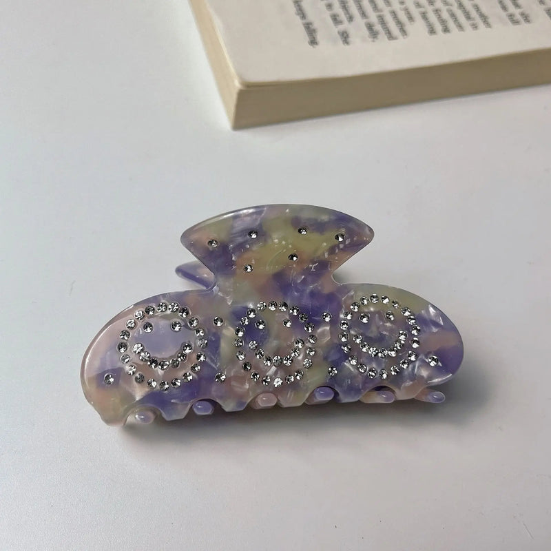 Smiling Face Grab Clip Hair Accessories